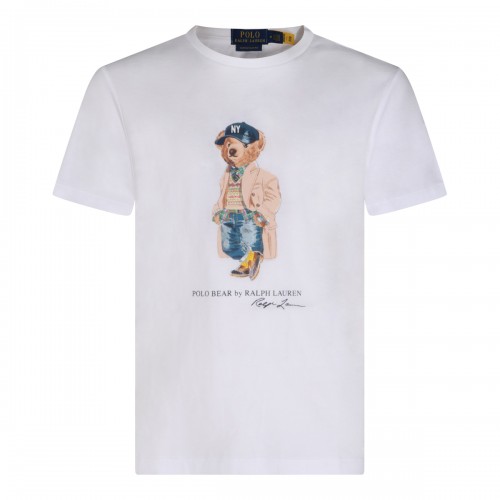 WHITE COTTON T-SHIRT