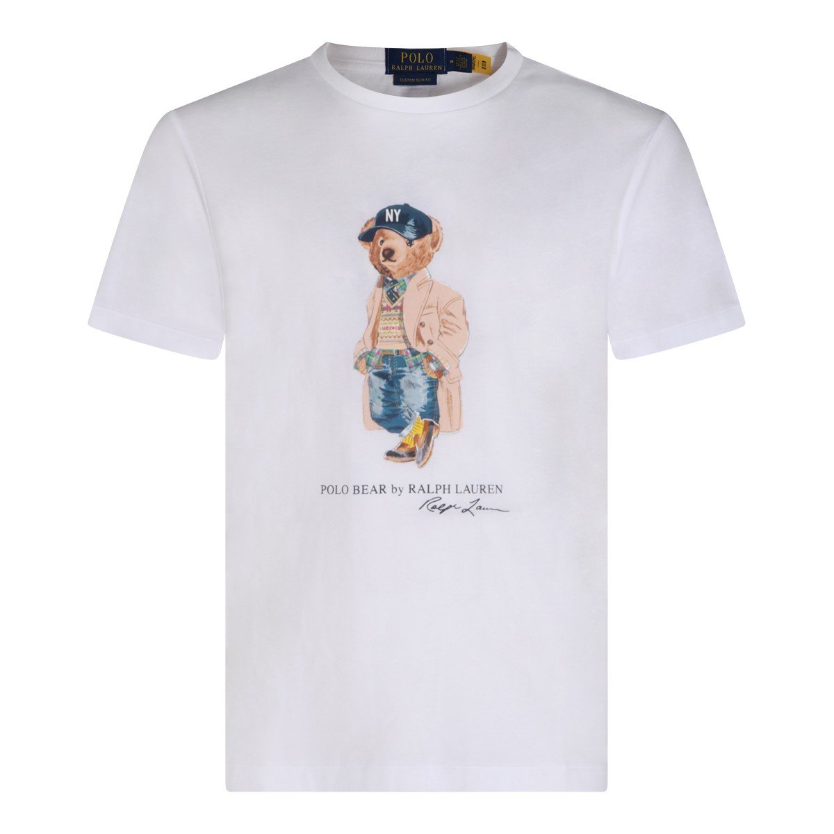 WHITE COTTON T-SHIRT
