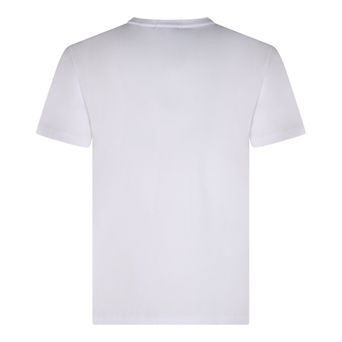 WHITE COTTON T-SHIRT