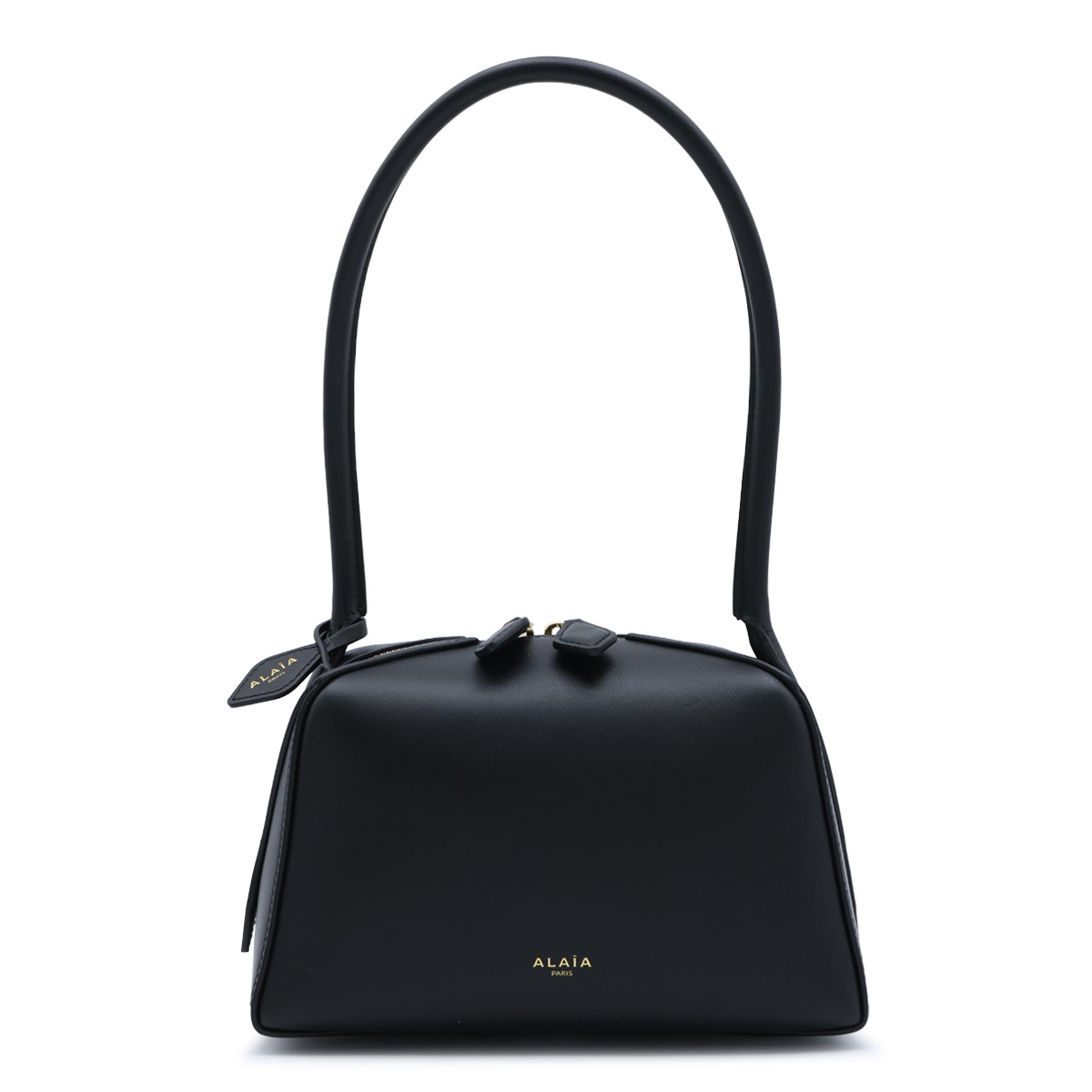 BLACK LEATHER LE BOULEDOGUE SMALL...