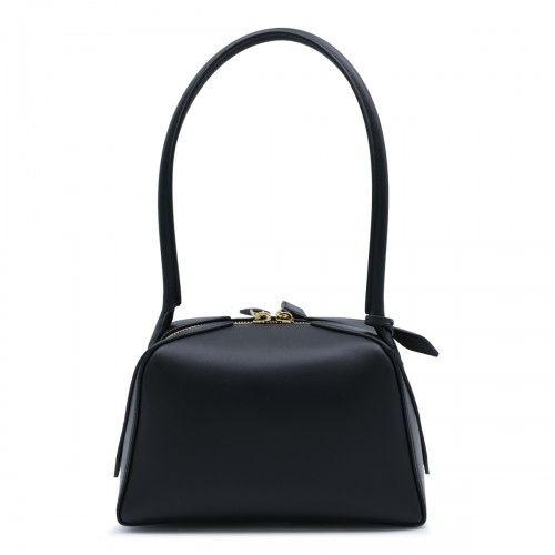 BLACK LEATHER LE BOULEDOGUE SMALL SHOULDER BAG 