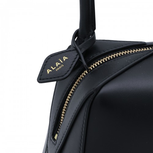 BLACK LEATHER LE BOULEDOGUE SMALL SHOULDER BAG 