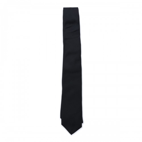 BLACK SILK TIE
