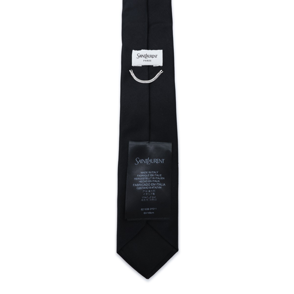 BLACK SILK TIE