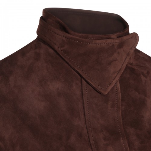 BROWN LEATHER JACKET