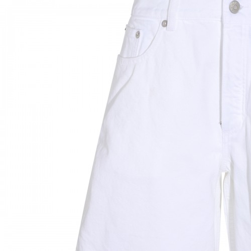 WHITE COTTON JEANS