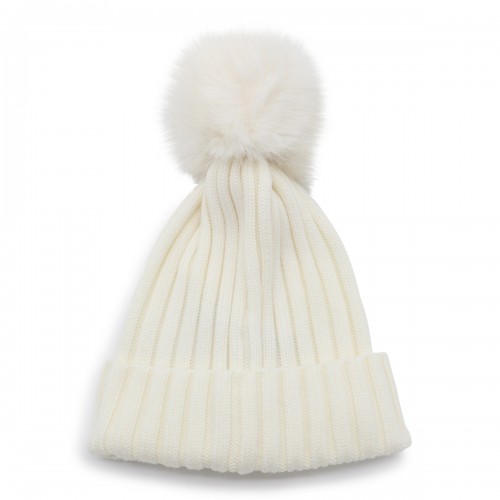 WHITE VIRGIN WOOL POM POM... 2
