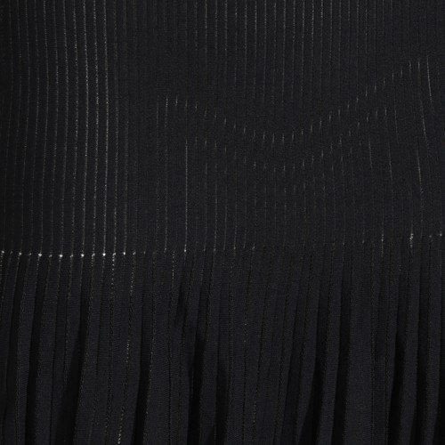 BLACK VISCOSE SKIRT