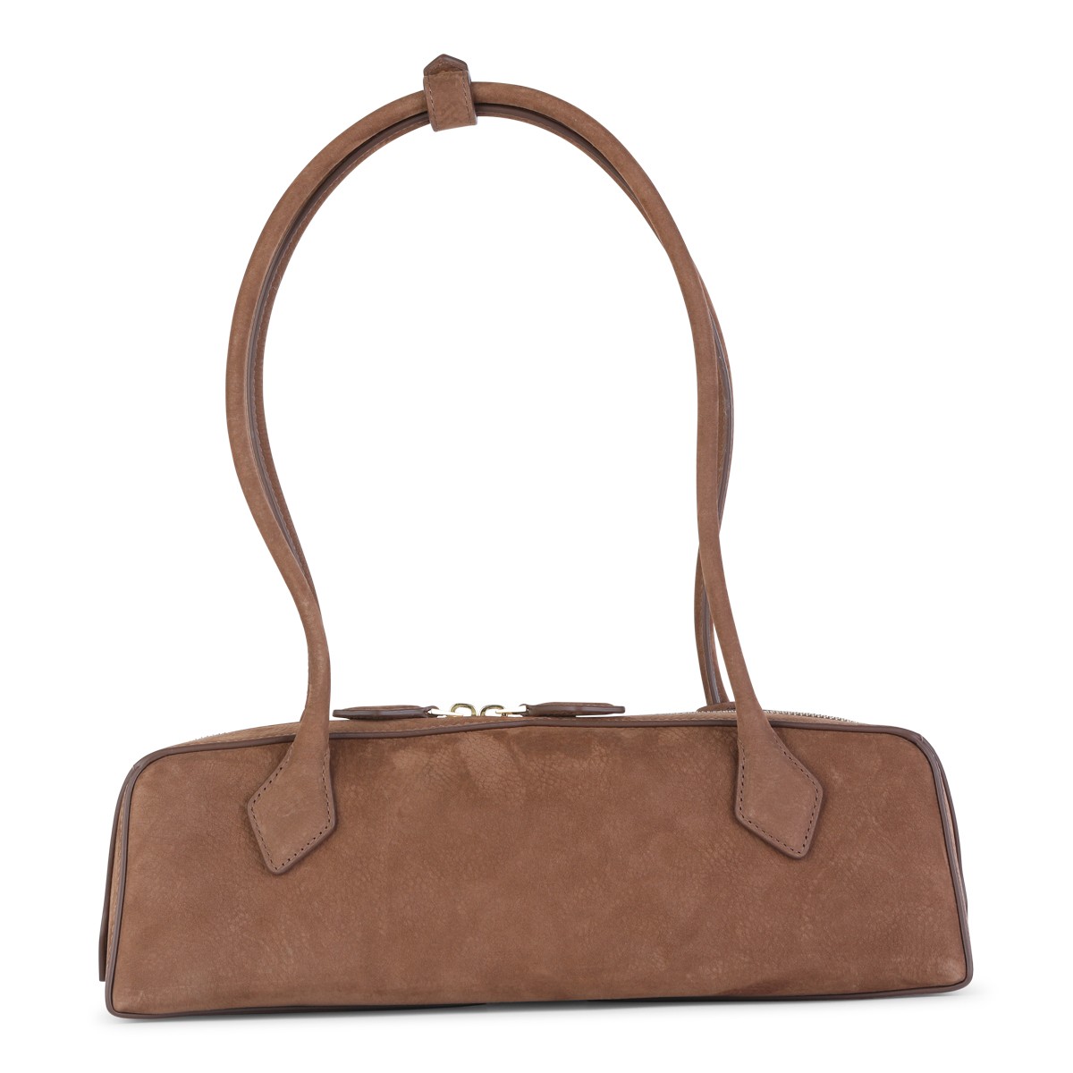 BROWN LEATHER LE TECKEL MEDIUM...
