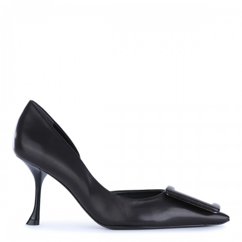 BLACK LEATHER DORSAY VIV' IN THE CITY PUMPS