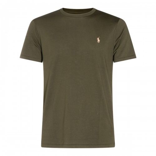 COMPANY OLIVE COTTON T-SHIRT