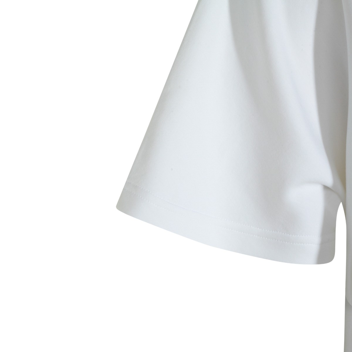 WHITE COTTON T-SHIRT