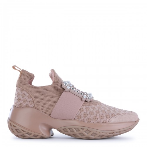 PINK VIV RUN STRASS SNEAKERS