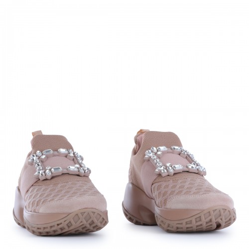 PINK VIV RUN STRASS SNEAKERS