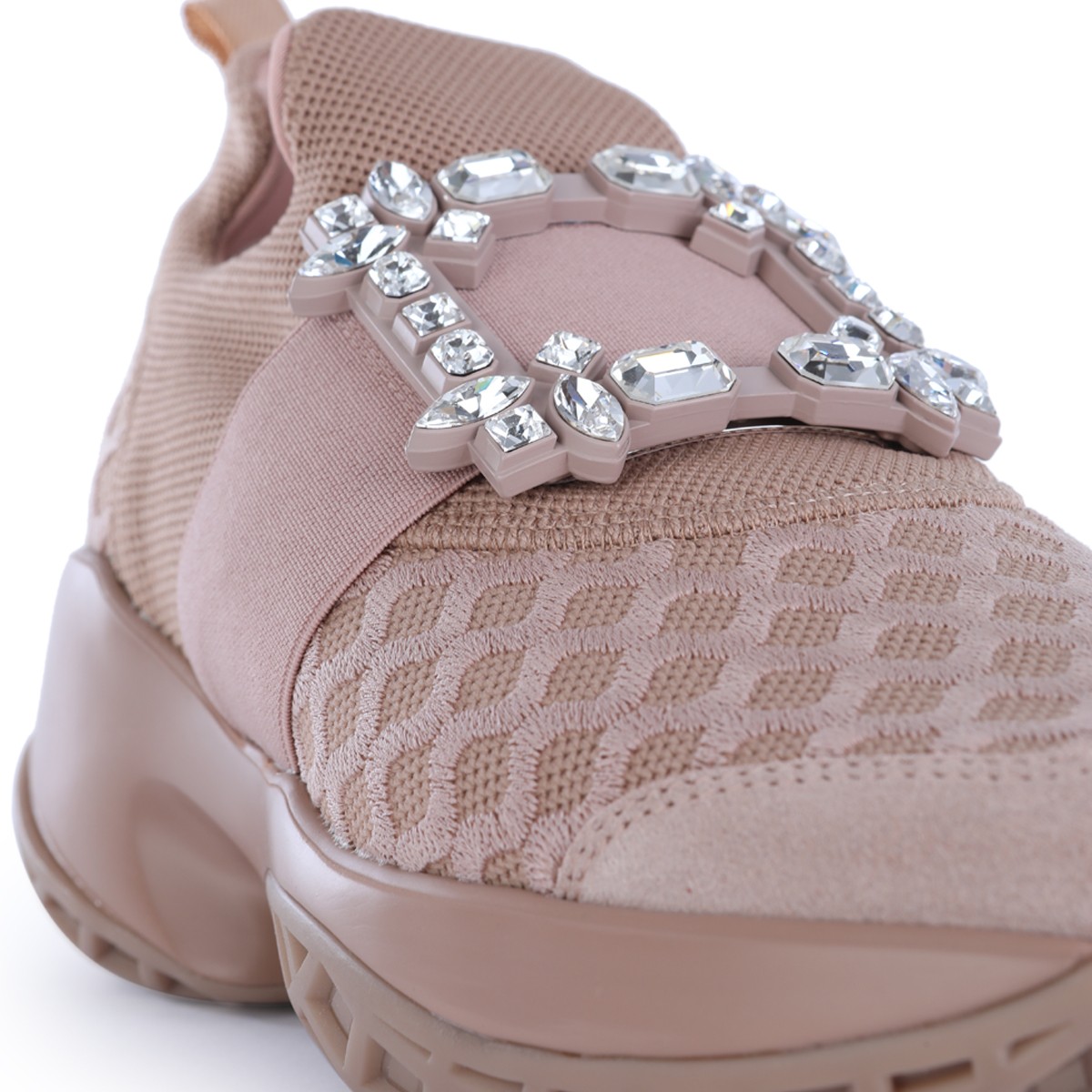 PINK VIV RUN STRASS SNEAKERS
