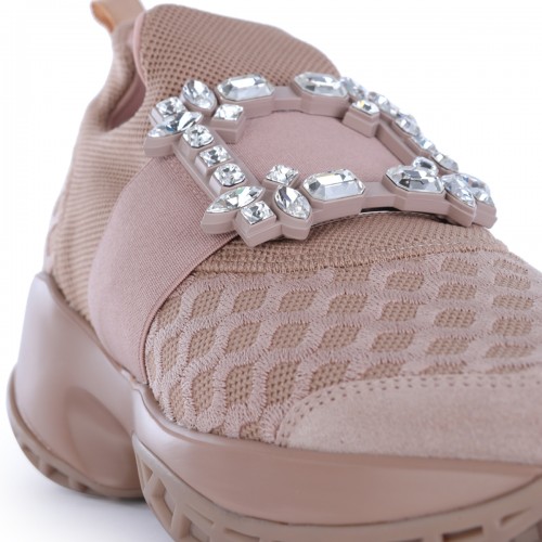 PINK VIV RUN STRASS SNEAKERS