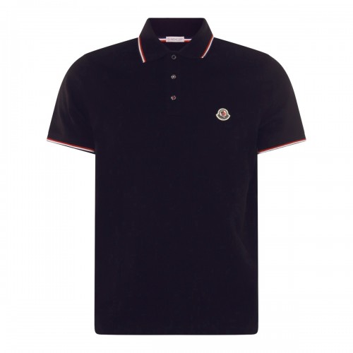 NAVY COTTON POLO SHIRT
