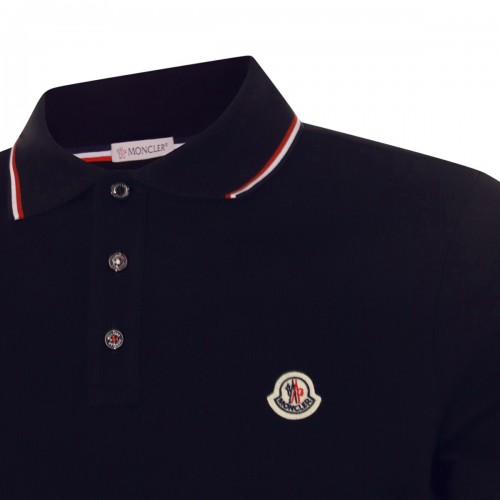 NAVY COTTON POLO SHIRT