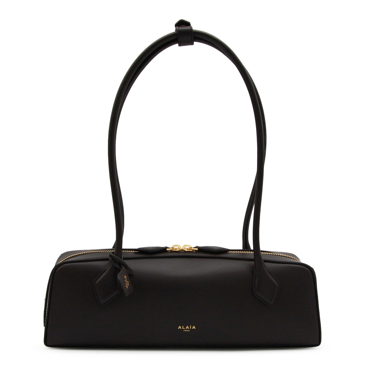 BLACK LEATHER LE TECKEL MEDIUM...