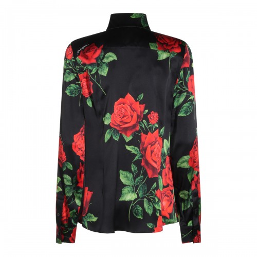 MULTICOLOR SILK ROSE PRINT... 2