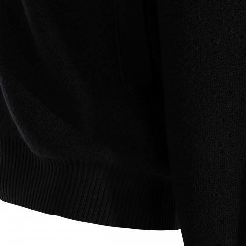 BLACK VIRGIN WOOL SWEATER