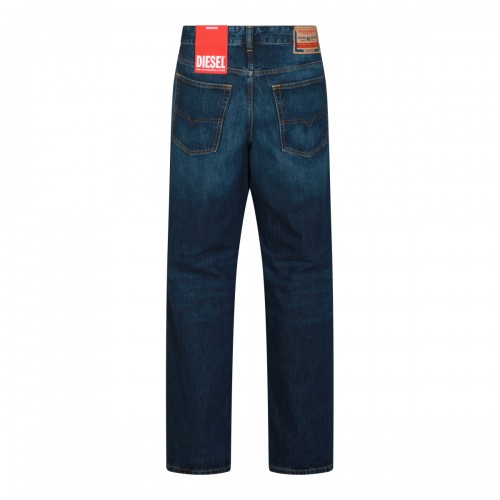 DARK BLUE COTTON DENIM JEANS