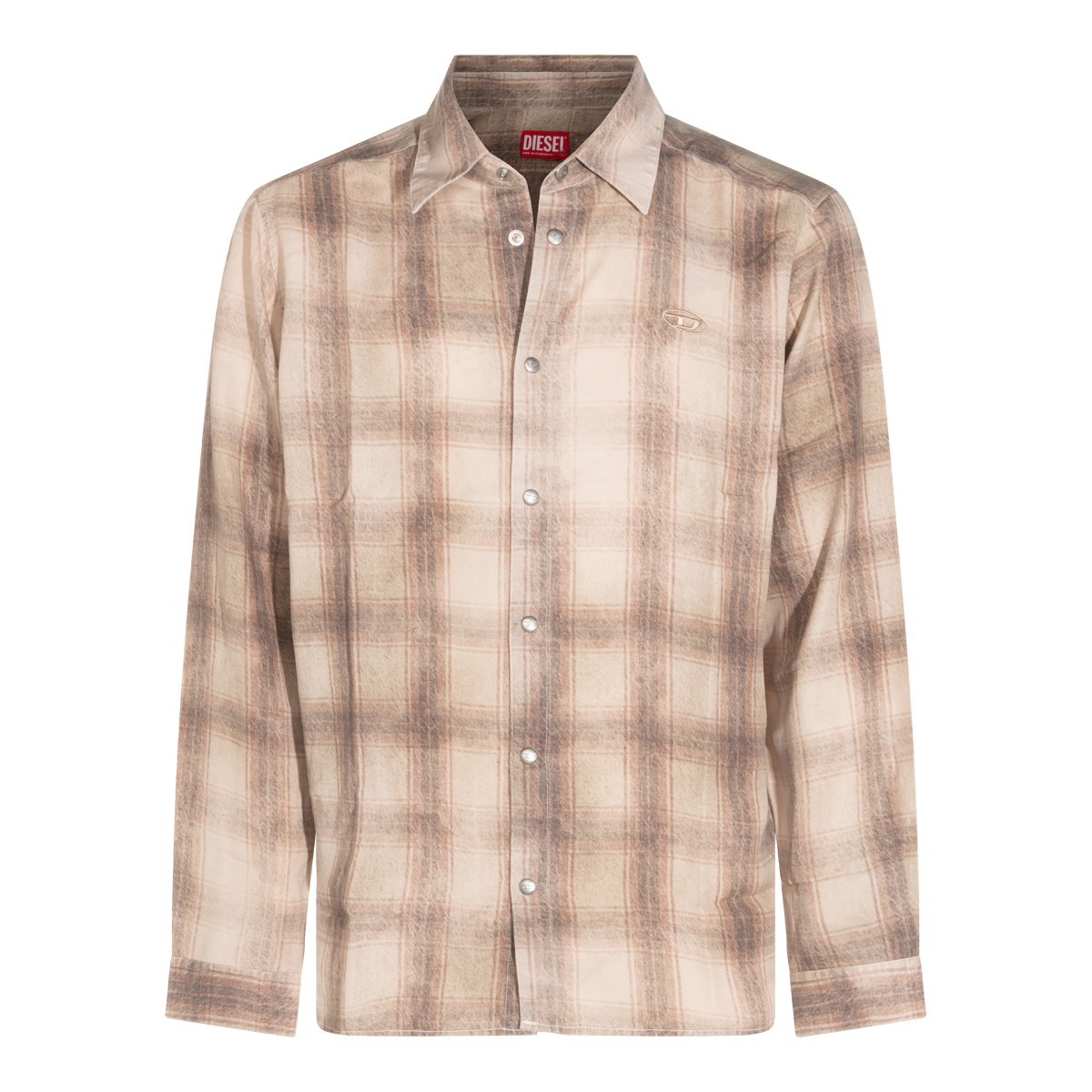 BEIGE CHECK SHIRT