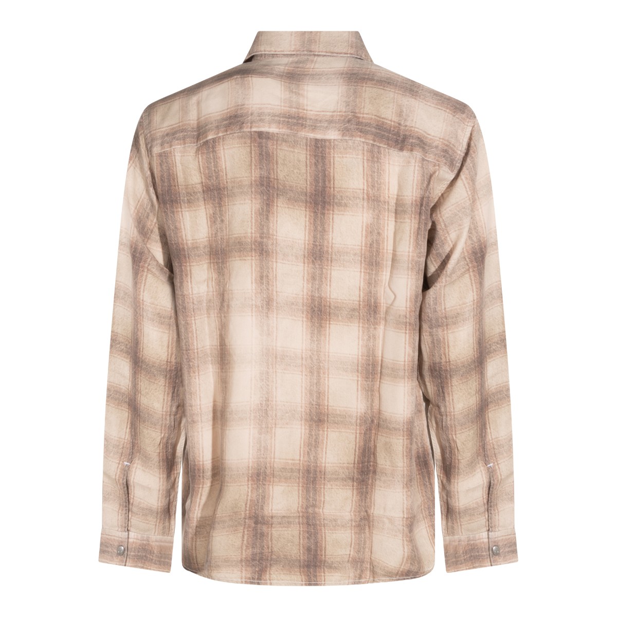 BEIGE CHECK SHIRT
