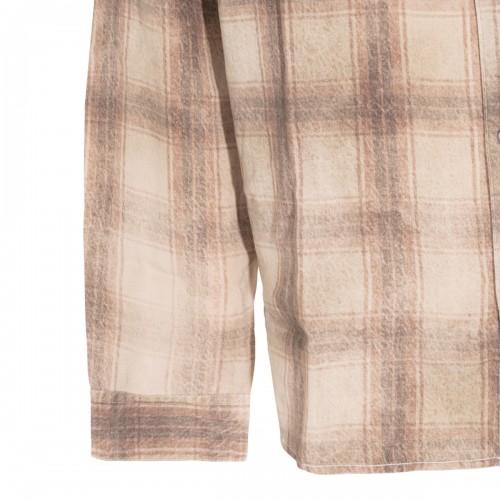 BEIGE CHECK SHIRT