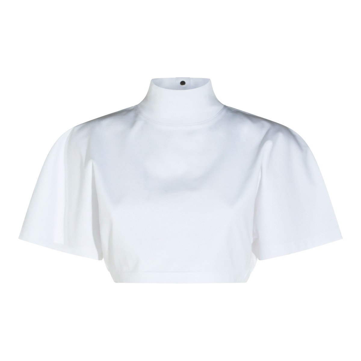 WHITE COTTON T-SHIRT