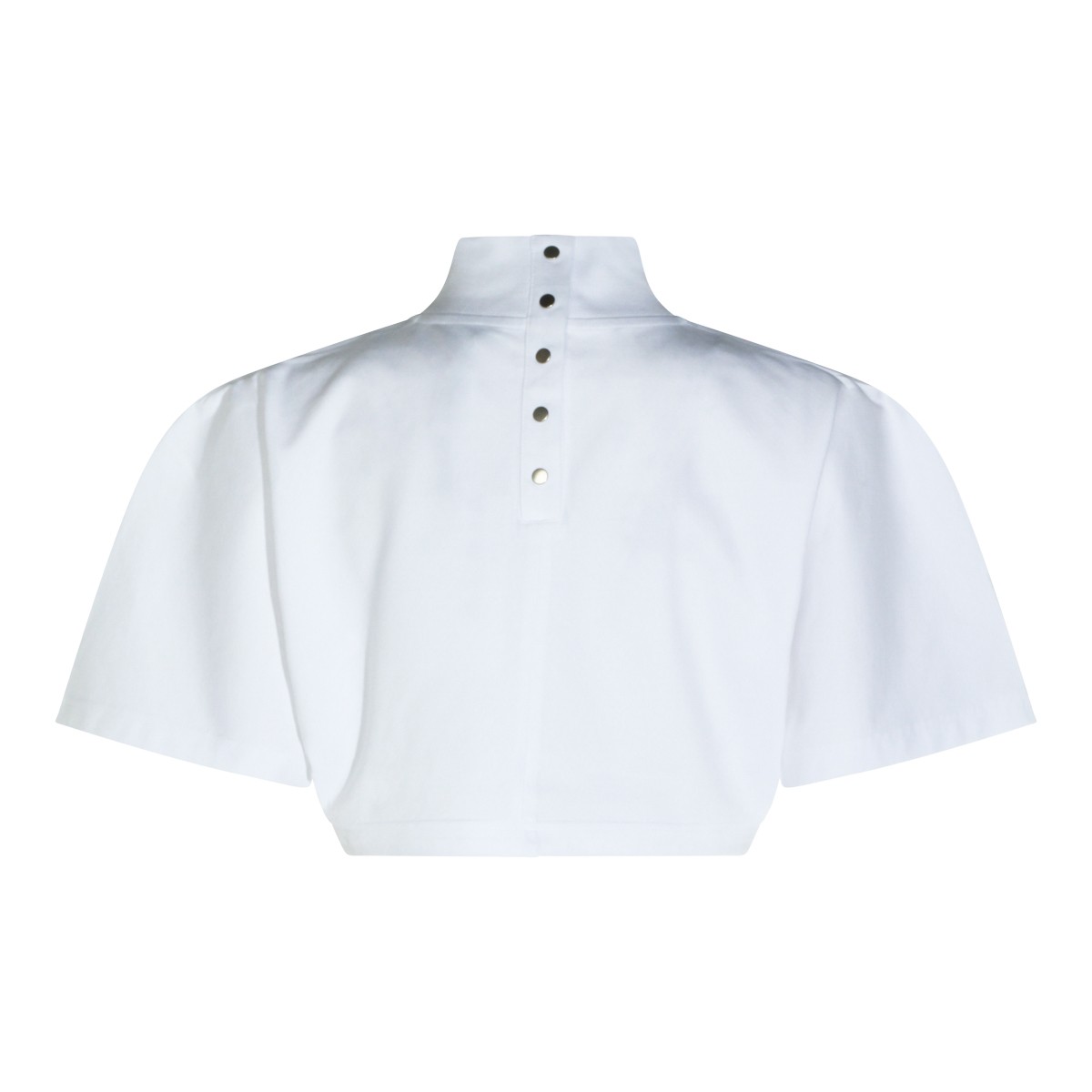 WHITE COTTON T-SHIRT