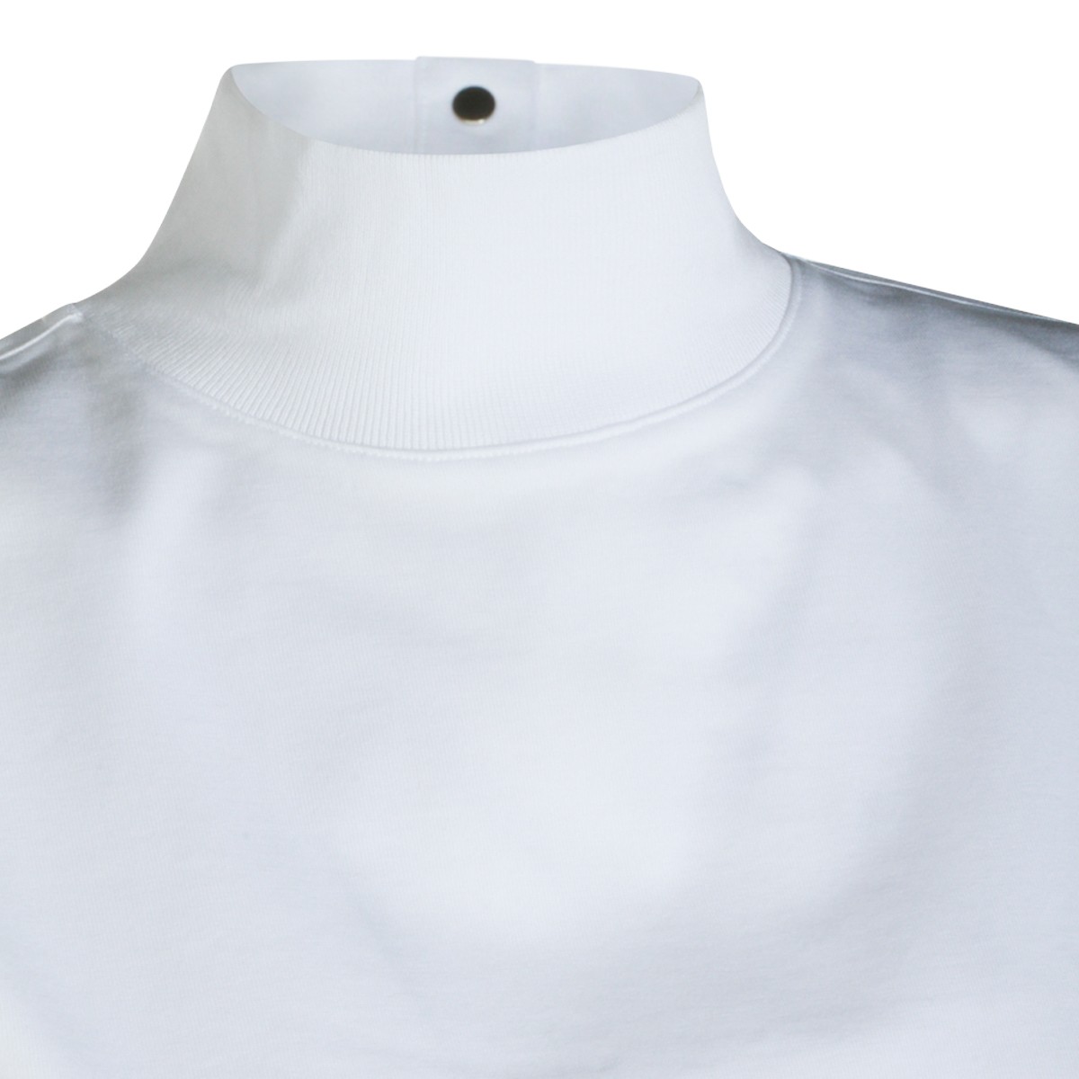 WHITE COTTON T-SHIRT