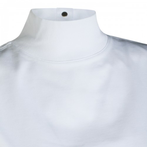 WHITE COTTON T-SHIRT