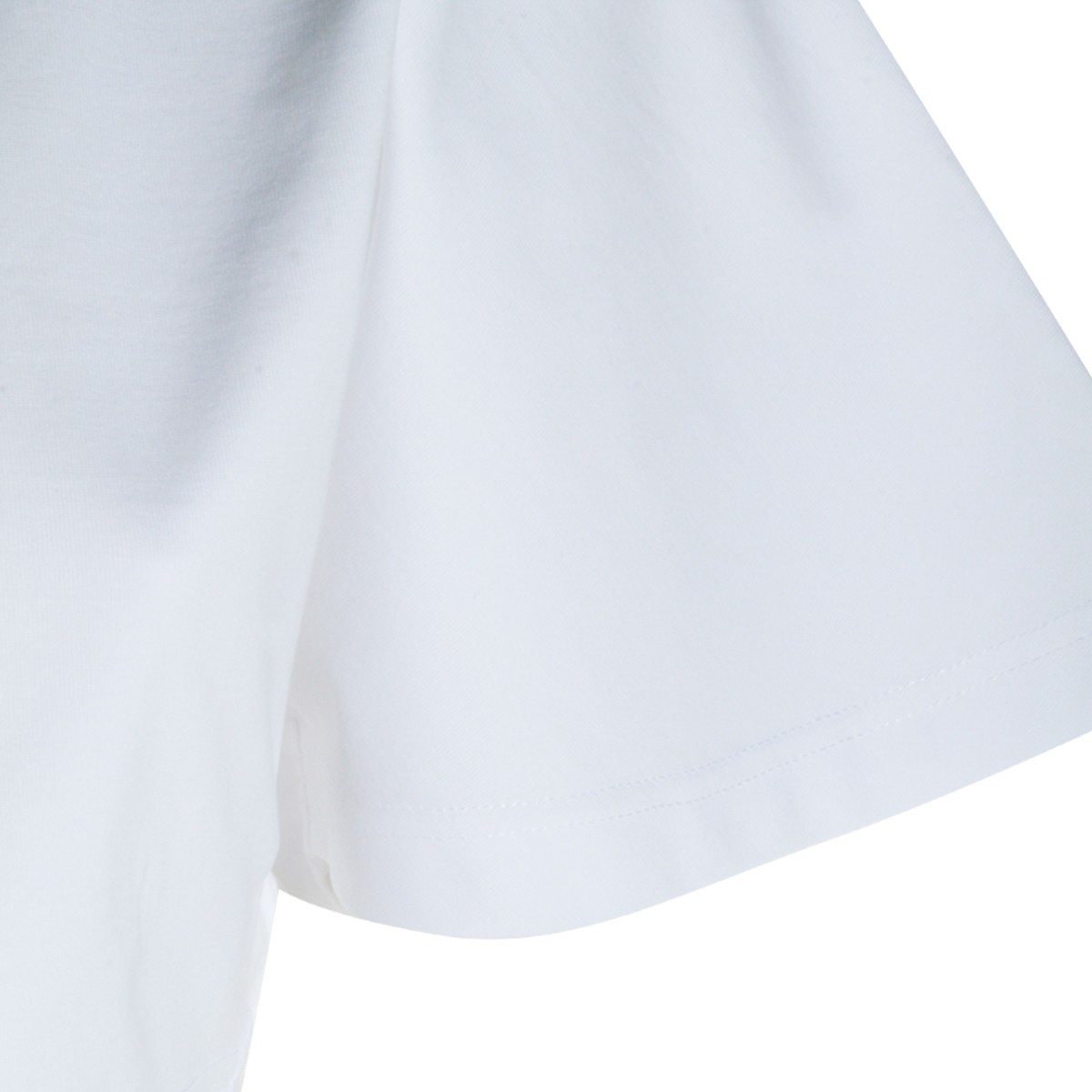 WHITE COTTON T-SHIRT