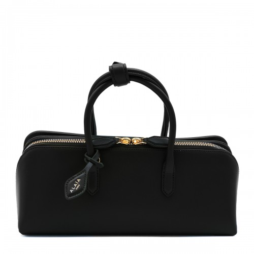 BLACK LEATHER DELTA SMALL...
