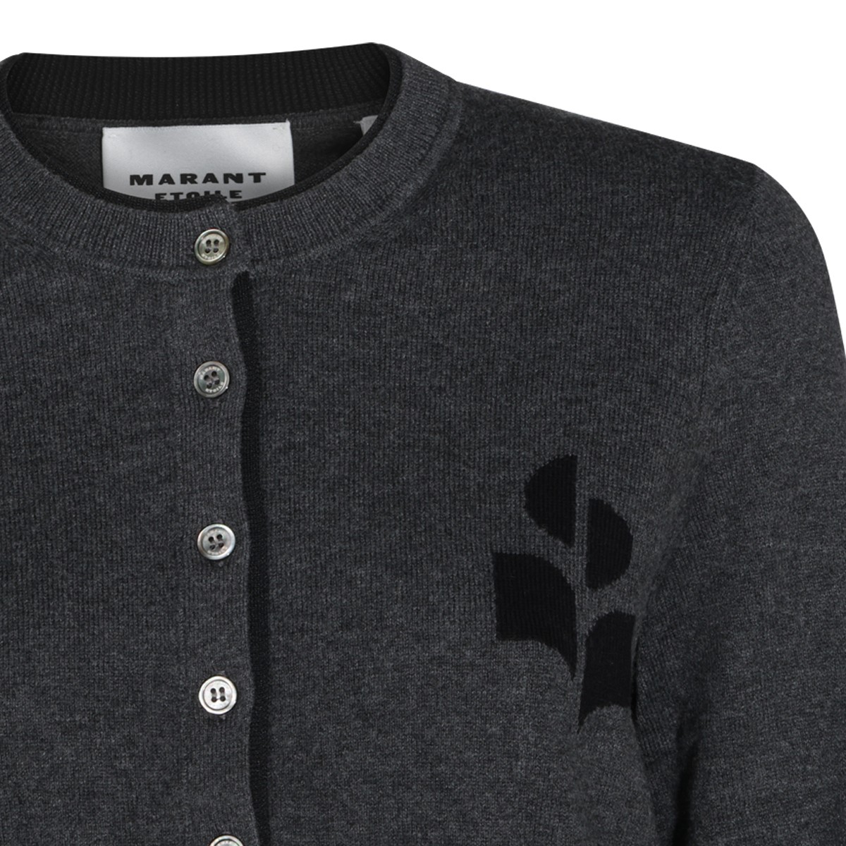 ANTHRACITE AND BLACK COTTON AND WOOL...