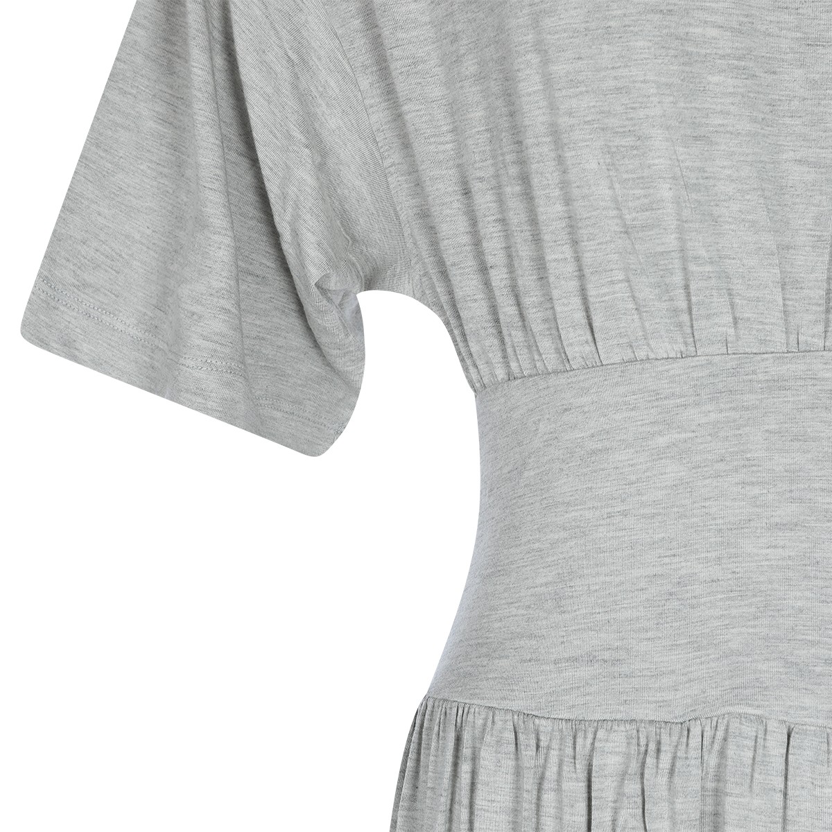 PALE GREY JERSEY LONG DRESS