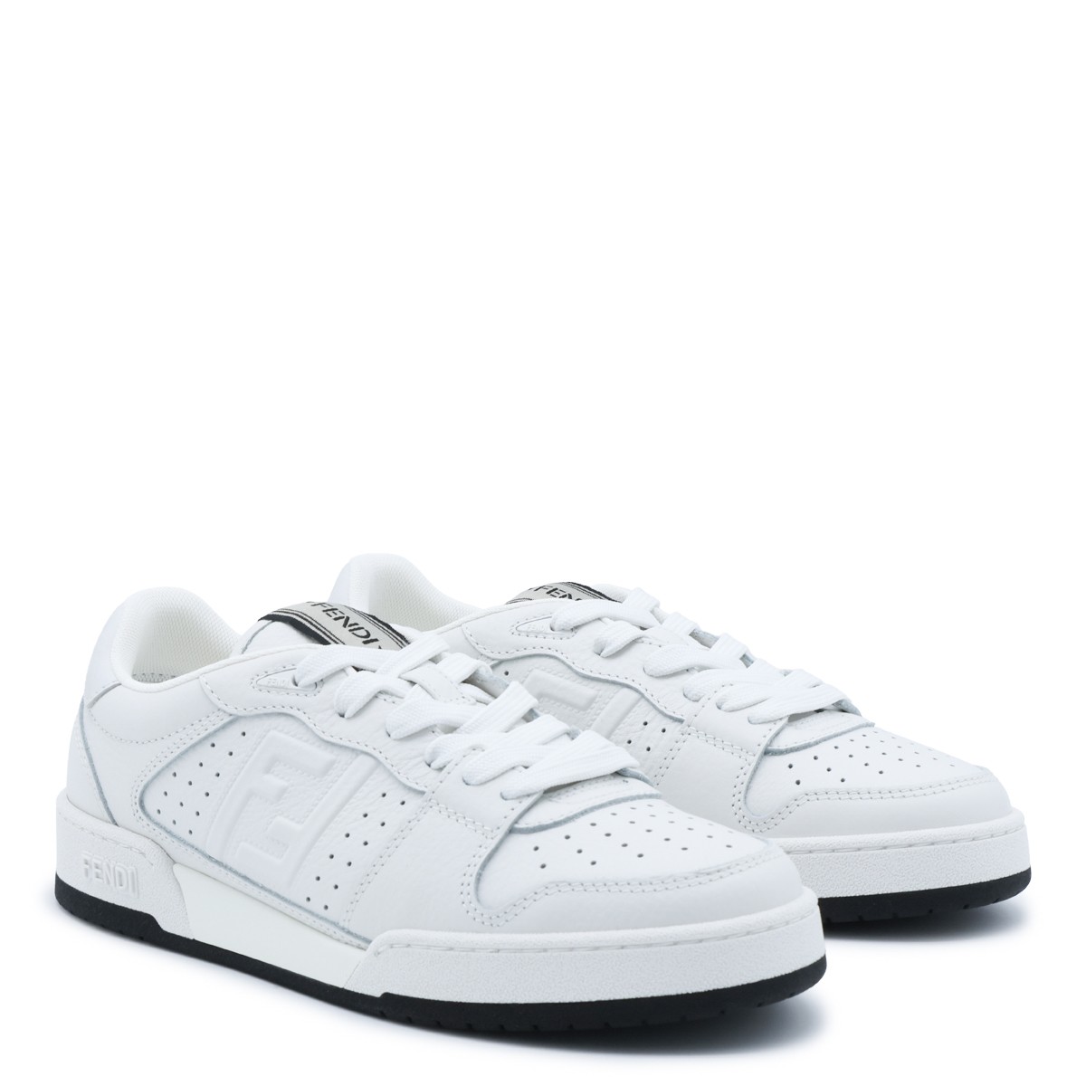 WHITE LEATHER SNEAKERS