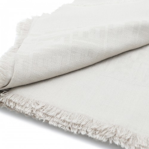 BEIGE WOOL SCARF 2