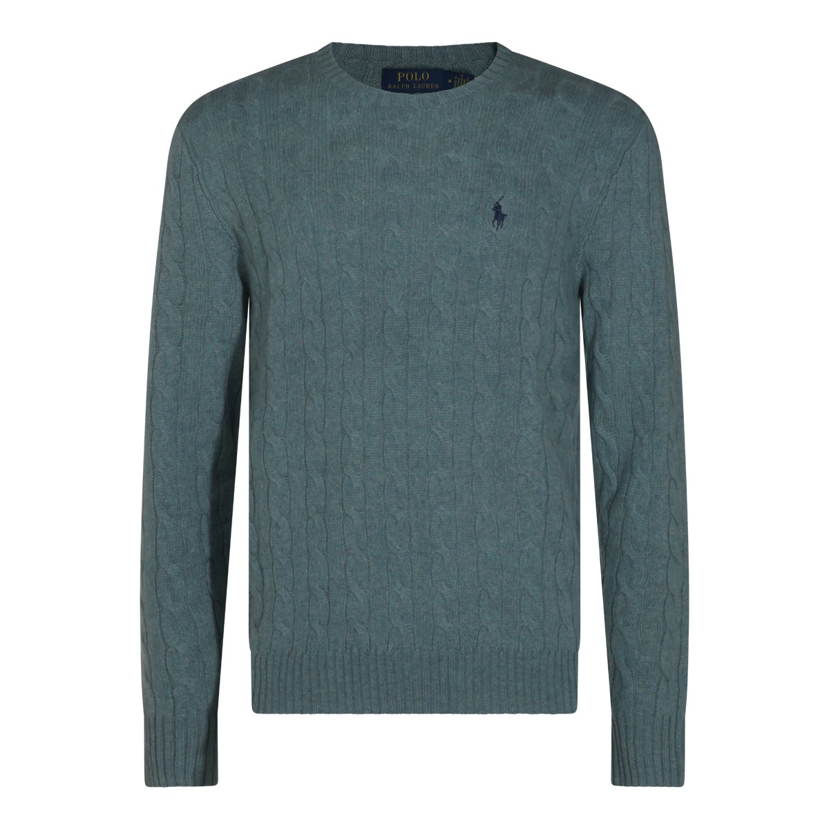 TURQUOISE JAY HEATHER WOOL SWEATER