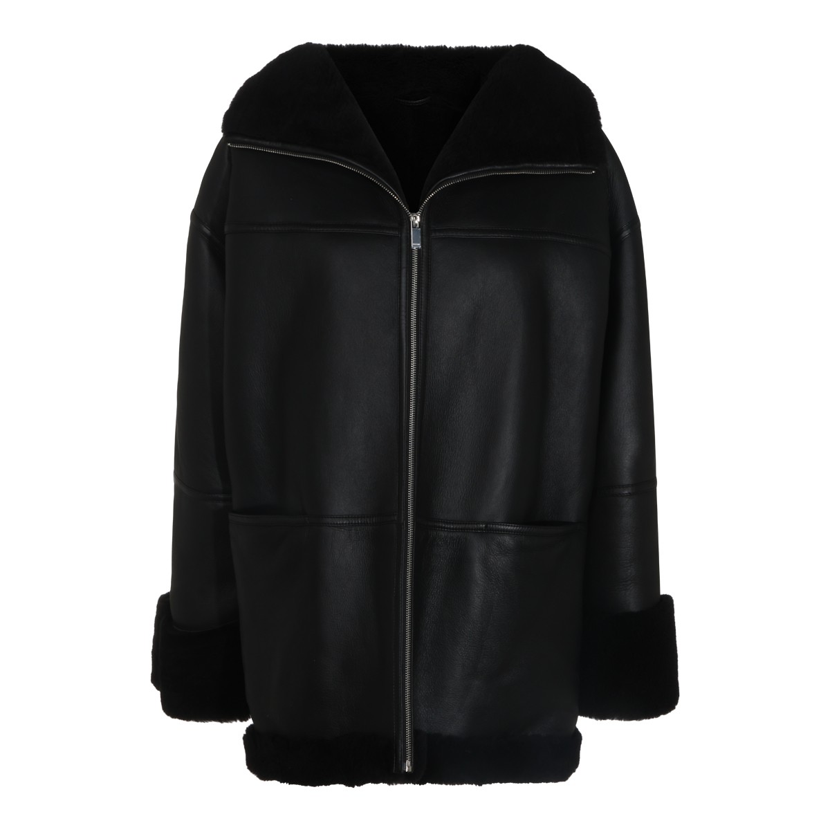 BLACK LEATHER JACKET