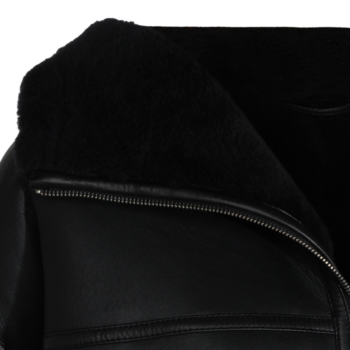 BLACK LEATHER JACKET
