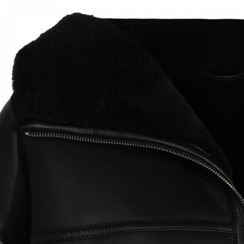 BLACK LEATHER JACKET