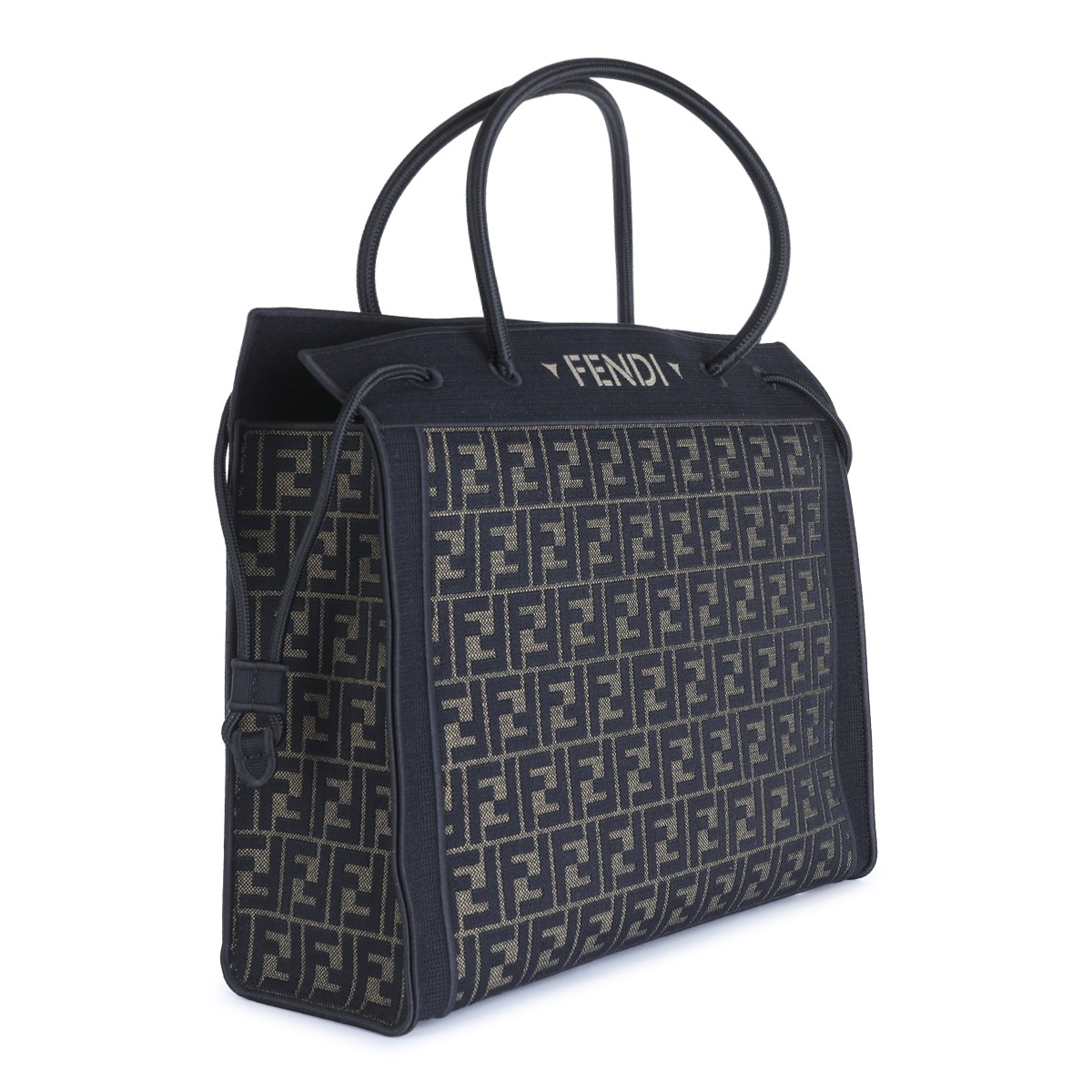 BEIGE FF MAGIC TOP HANDLE BAG