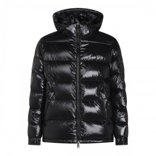 BLACK VYMIL PUFFER DOWN JACKET