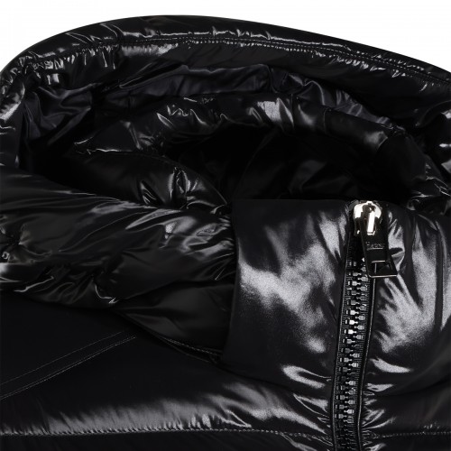 BLACK VYMIL PUFFER DOWN JACKET