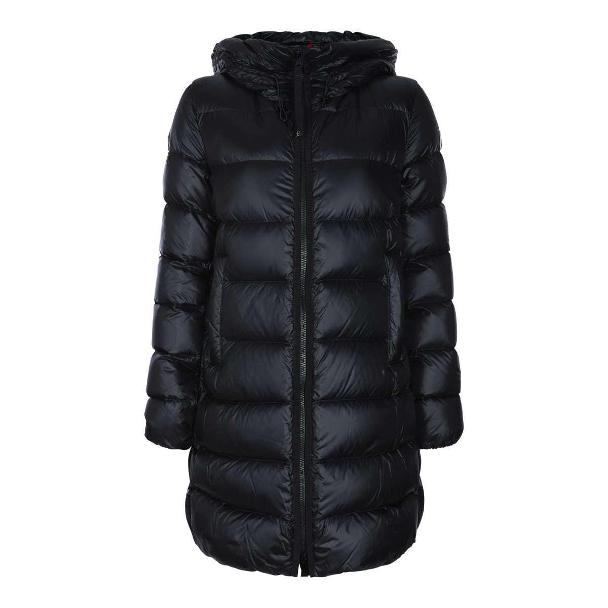 BLACK PUFFER SUYENNE LONG PARKA DOWN...