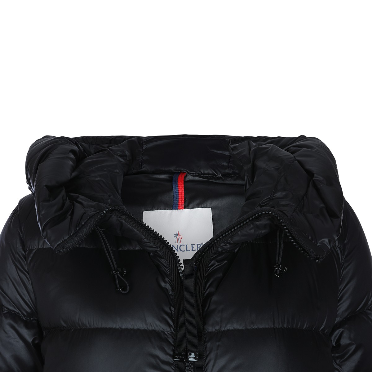 BLACK PUFFER SUYENNE LONG PARKA DOWN...
