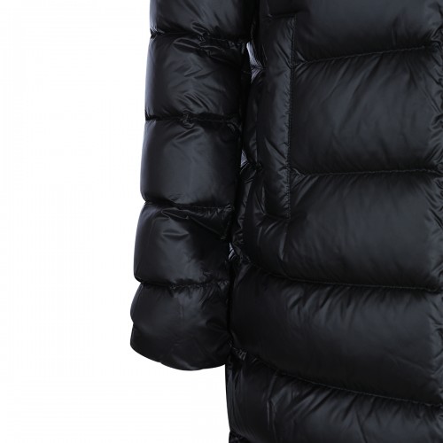 BLACK PUFFER SUYENNE LONG PARKA DOWN JACKET