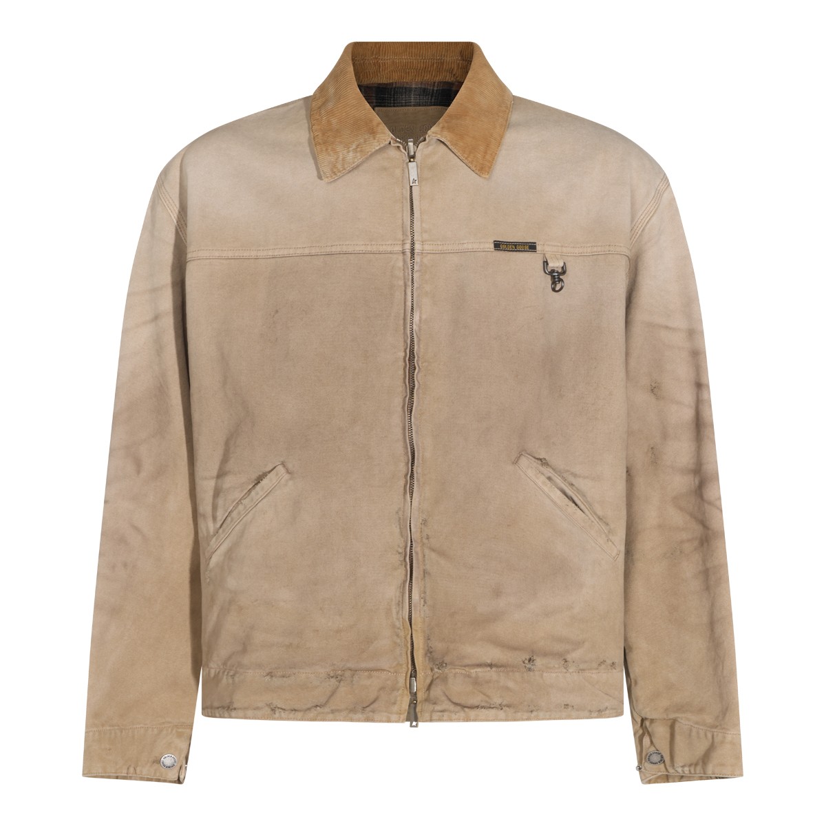 CAMEL COTTON CASUAL JACKET
